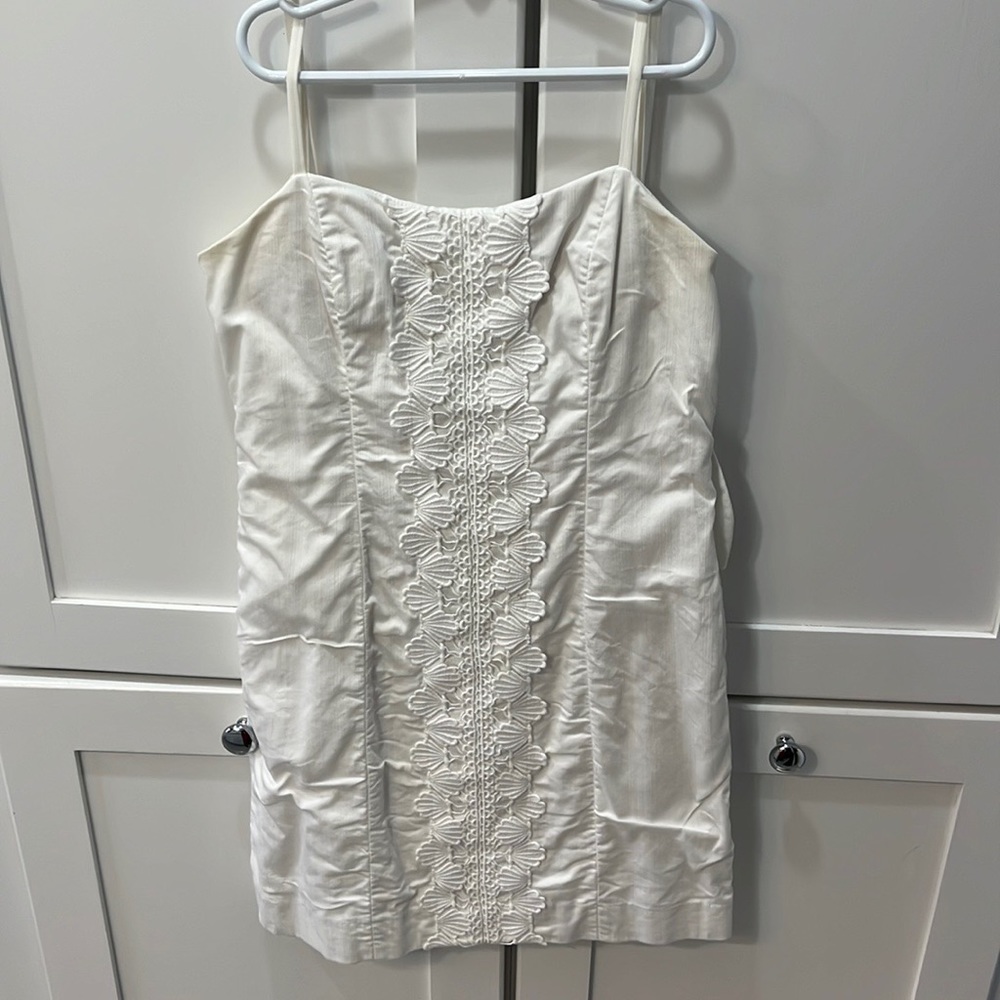 Lilly Pulitzer white lined dress size 0 - worn twice